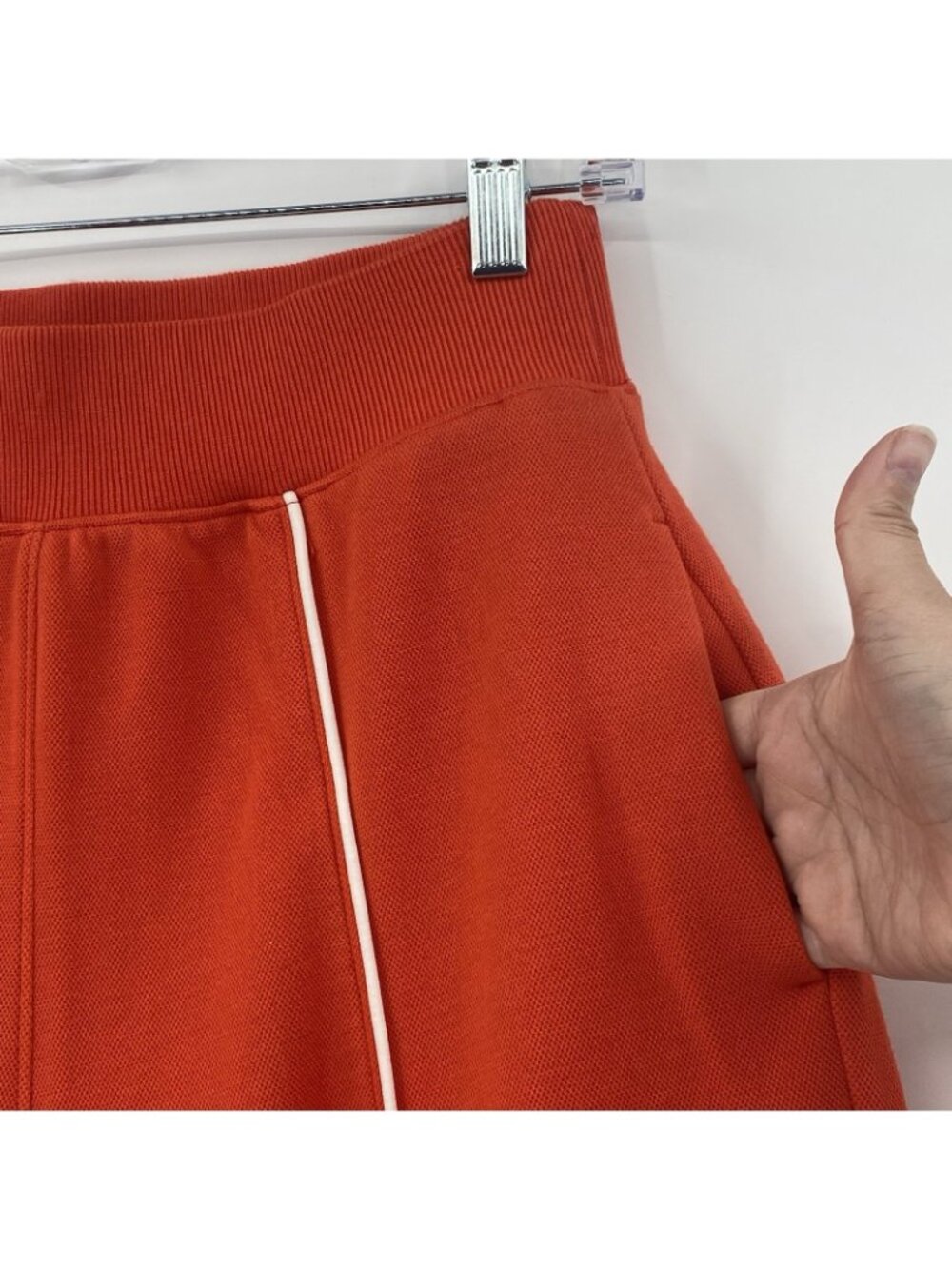 Spanx Size Small Airpique Straight Track Pant In Poppy - Picture 11 of 14